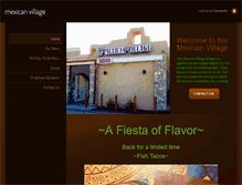 Tablet Screenshot of mexicanvillagegf.com